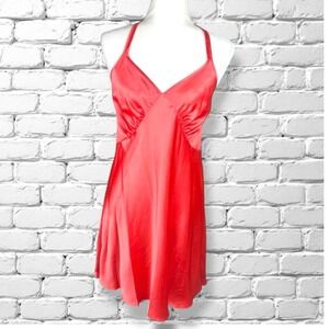 Inner Most Satin Slip Dress Womens Size Medium Babydoll USA Deadstock Vintage